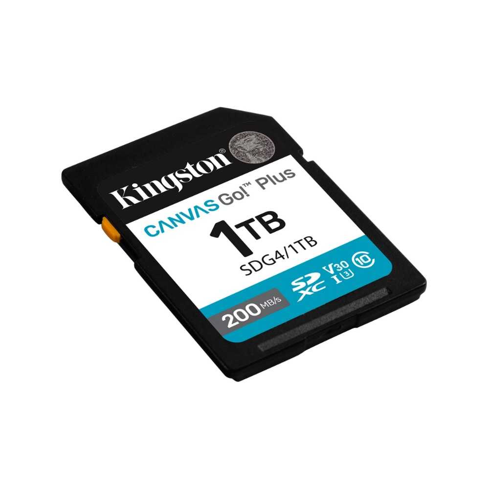 Kingston【1TB】SDG4 Canvas Go!Plus SDXC 相機記憶卡 U3 V30 200MB/s