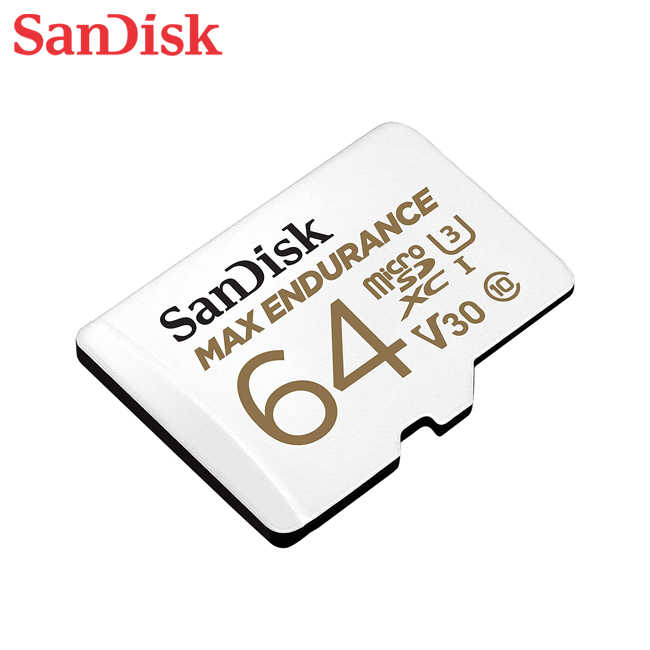 SanDisk MAX ENDURANCE 極致耐寫 MicroSD 64G 長時間錄影專用 SD-SQQVR-64G