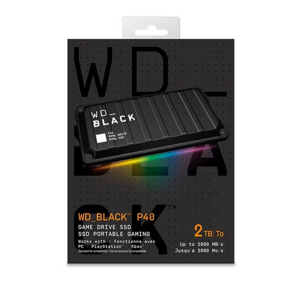 威騰 WD_BLACK P40 Game Drive SSD 1TB 2TB 行動硬碟 外接固態硬碟 電競 PS5適用