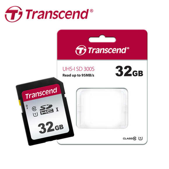 創見 Transcend 300S SDHC C10 UHS-I U1 32GB 相機專用記憶卡