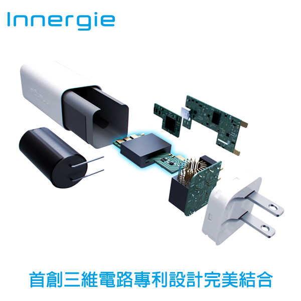 台達電 INNERGIE PowerGear 60C 60瓦 USB-C 筆電充電器