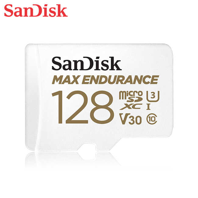 SanDisk MAX ENDURANCE 極致耐寫 MicroSD 128G 長時錄影專用