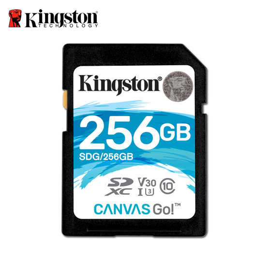 金士頓 256G Kingston Canvas GO! SDHC UHS-I U3 V30  記憶卡
