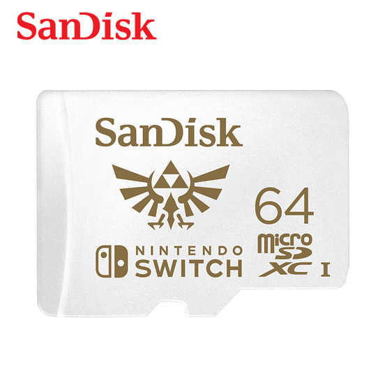 SanDisk 64G microSDXC UHS-I 任天堂Switch專用記憶卡 動物森友會 動森 どうぶつの森
