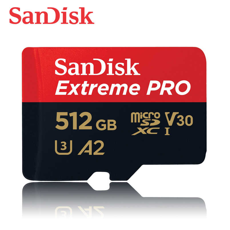 新款 SANDISK Extreme PRO 512G A2 V30 micro SDXC U3 UHS-I 記憶卡