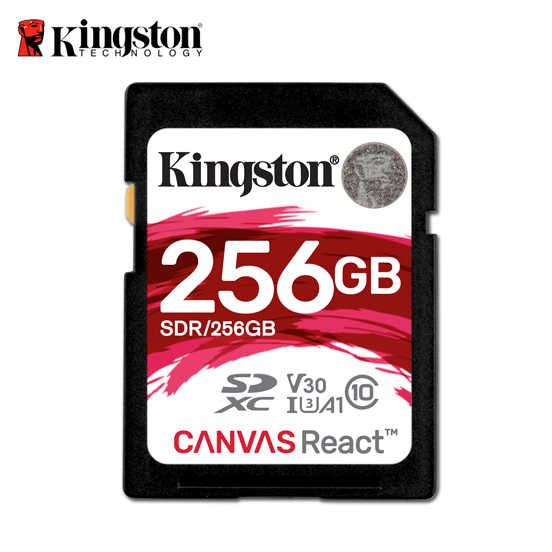 金士頓 256GB Kingston Canvas React 記憶卡 保固 SDXC UHS-I A1 U3