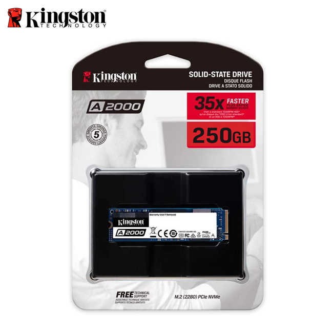 Kingston 金士頓 M.2 2280 A2000 NVMe PCIe SSD 固態硬碟 250G