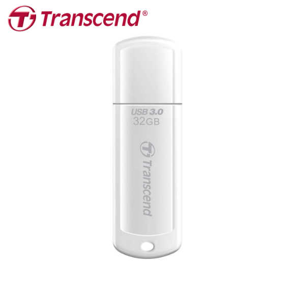 Transcend 創見 JetFlash 730 USB3.0 白色高速隨身碟 32GB