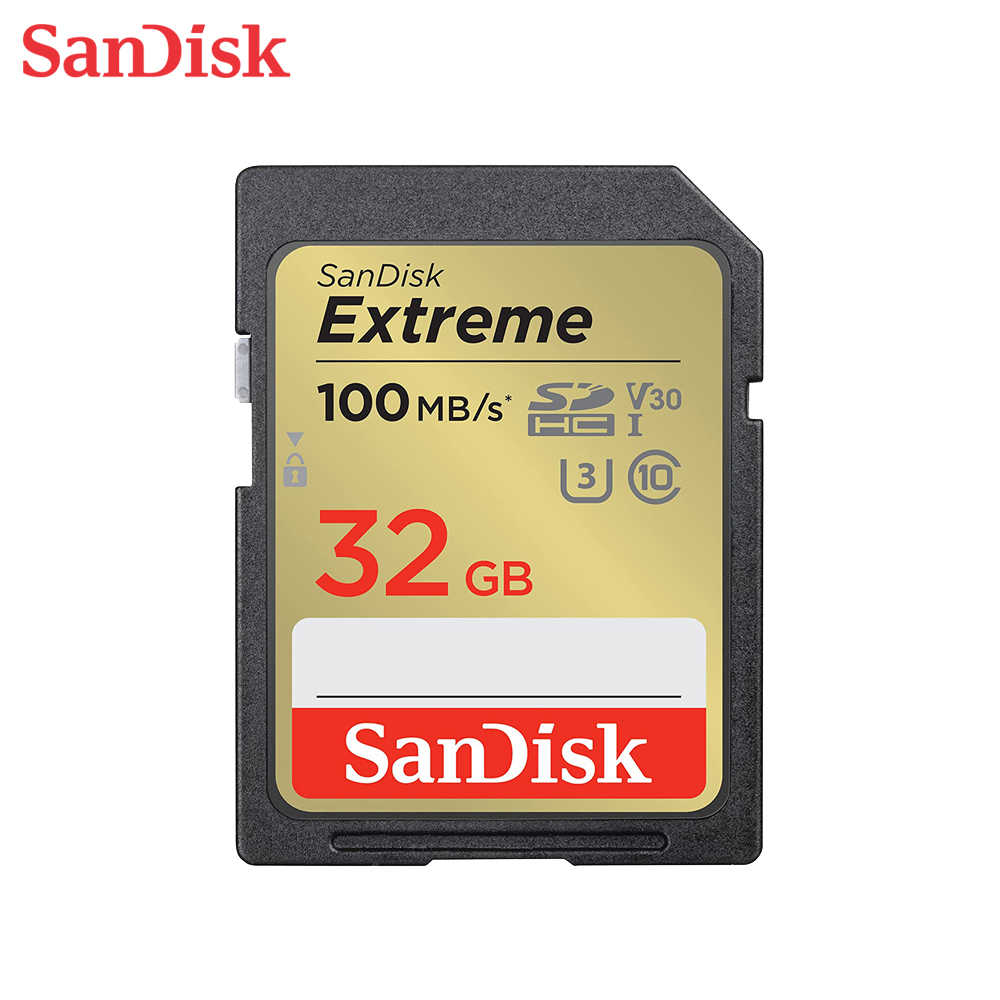 SANDISK 32G V30 Extreme SD UHS-I U3 速度高達 100MB /s 相機專用記憶卡