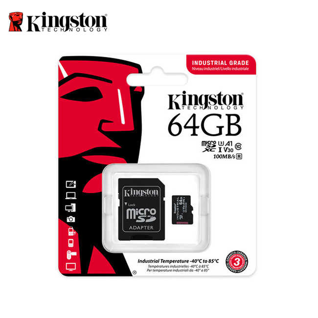金士頓 Kingston INDUSTRIAL 64G microSD U3 V30 工業高耐用 記憶卡