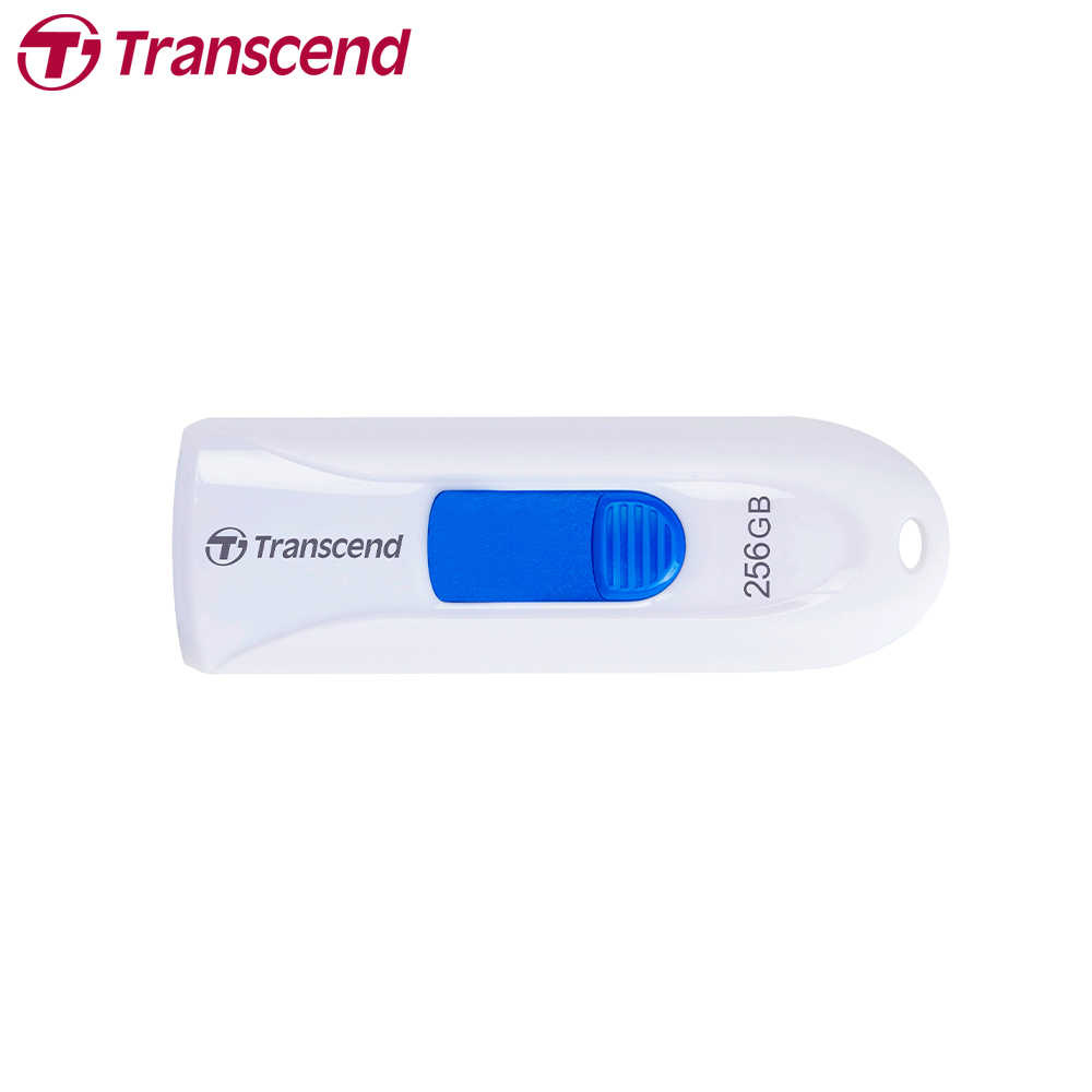 Transcend 創見 JetFlash 790 256GB USB3.1 隨身碟 伸縮接頭 白色 JF790 公司貨