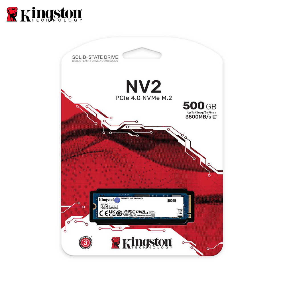 金士頓 NV2【500GB】NVMe PCIe SSD 固態硬碟 M.2 2280