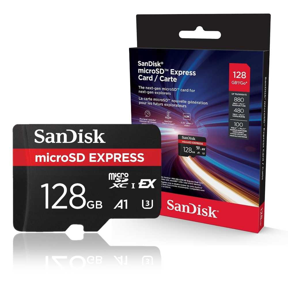 SanDisk EXPRESS 128G microSD A2 U3 UHS-I SWITCH2 NS2 專用 記憶卡