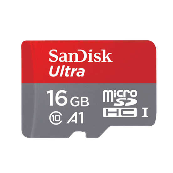 SANDISK Ultra 16G microSDHC C10 A1 UHS-I 傳輸速度100MB/s記憶卡