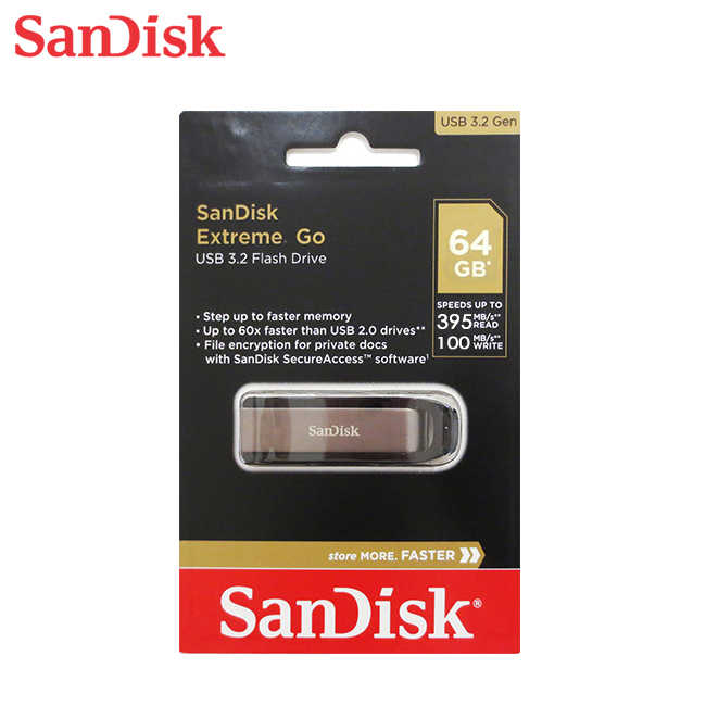 SanDisk CZ810 Extreme Go 64GB USB 3.2 高速 隨身碟 終身保固