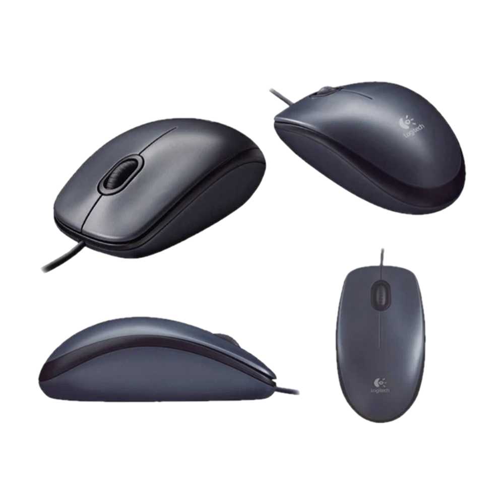 Logitech 羅技 M90 有線光學滑鼠 400dpi 即插即用