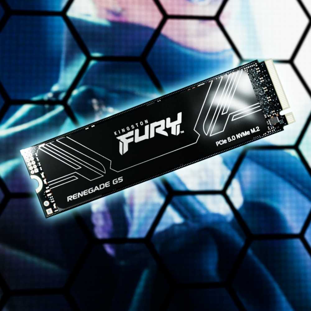 金士頓 1TB 2TB 4TB FURY Renegade G5 PCIe 5.0 NVMe M.2 SSD 固態硬碟