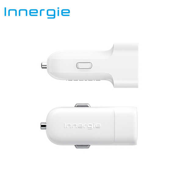 台達電 INNERGIE 24瓦智能雙USB極速車充 雙孔共4.8A大電流輸出
