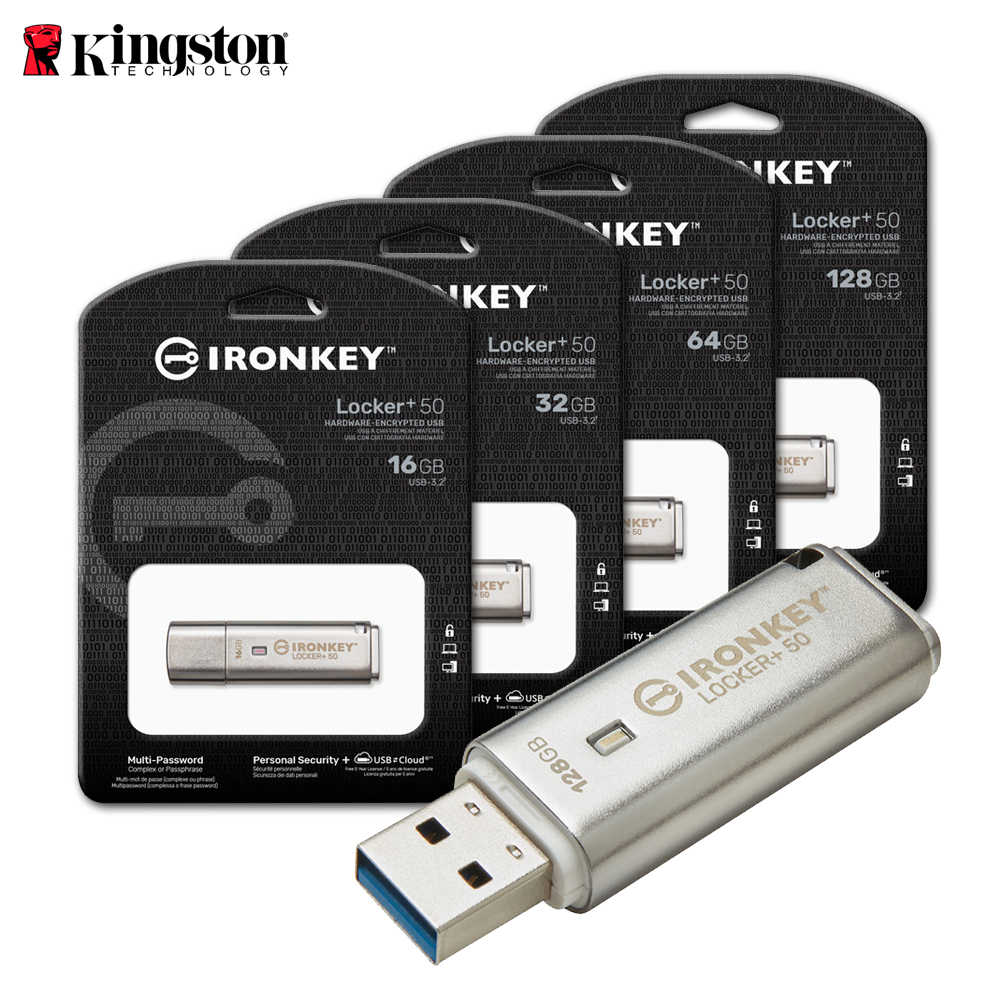【新款】 Kingston 金士頓 16G IronKey Locker+ 50 加密 隨身碟