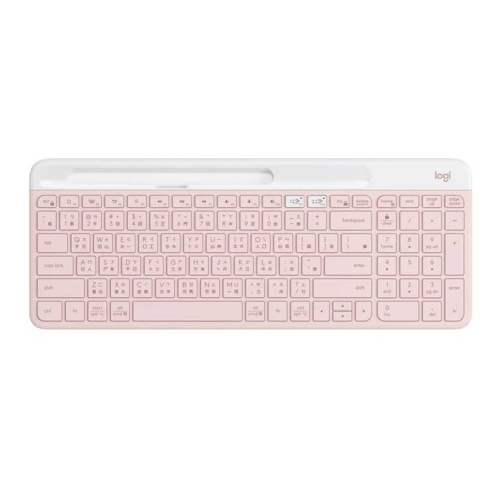 Logitech 羅技 K580 超薄 跨平台無線藍牙鍵盤 粉/黑/白