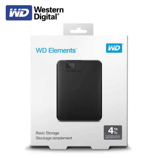 Western Digital 威騰 WD Elements 2.5吋 外接硬碟 4TB