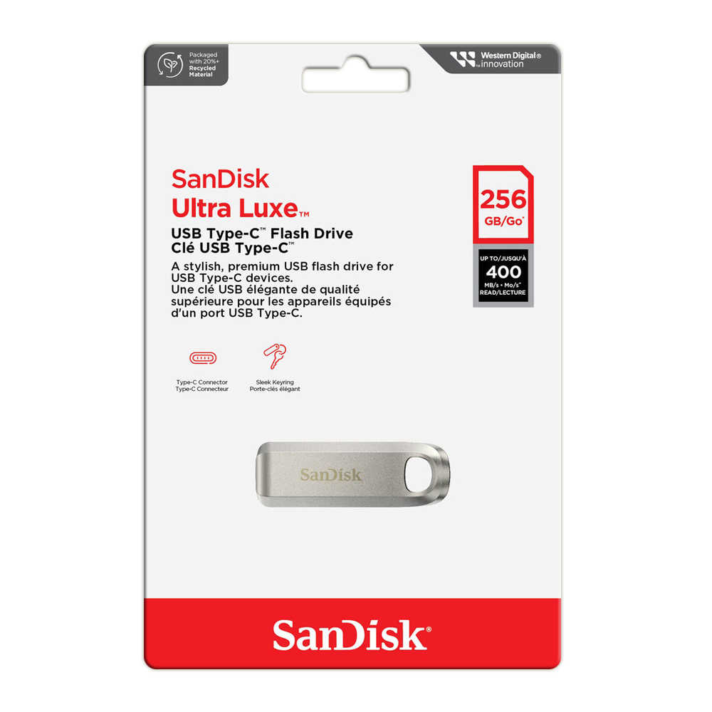 SANDISK Ultra Luxe CZ75 256G USB Type-C 高速 隨身碟