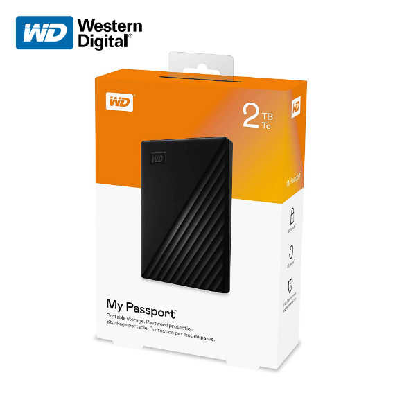 威騰 WD My Passport 2TB 2.5吋 行動硬碟 黑/白/藍/紅 外接式HDD
