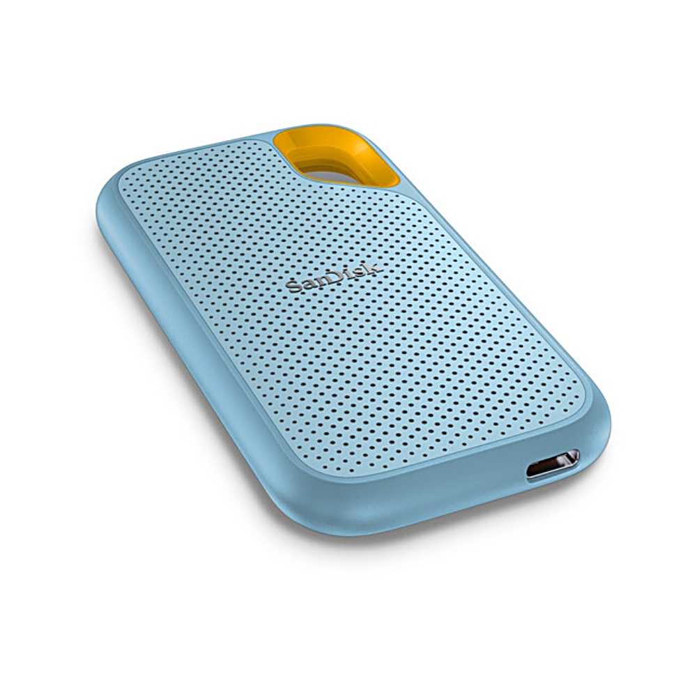 SanDisk Extreme V2 2TB 行動固態硬碟 Type-C SSD外接硬碟 天藍色