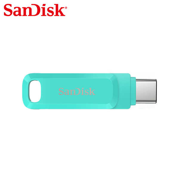 SanDisk Ultra GO 薄荷綠 TYPE-C USB 3.1 高速雙用 OTG 旋轉隨身碟 手機適用 128G