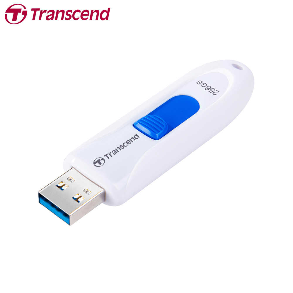 Transcend 創見 JetFlash 790 256GB USB3.1 隨身碟 伸縮接頭 白色 JF790 公司貨