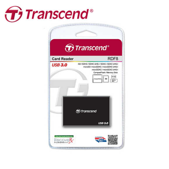 創見 Transcend RDF8 USB 3.0 多合一 讀卡機 讀寫速度130MB