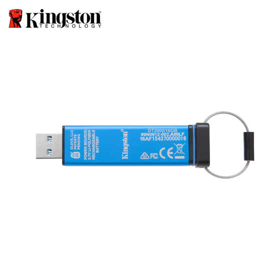 Kingston 金士頓 保固公司貨 USB3.0 DataTraveler 2000 數字鍵 加密及解鎖隨身碟 16G