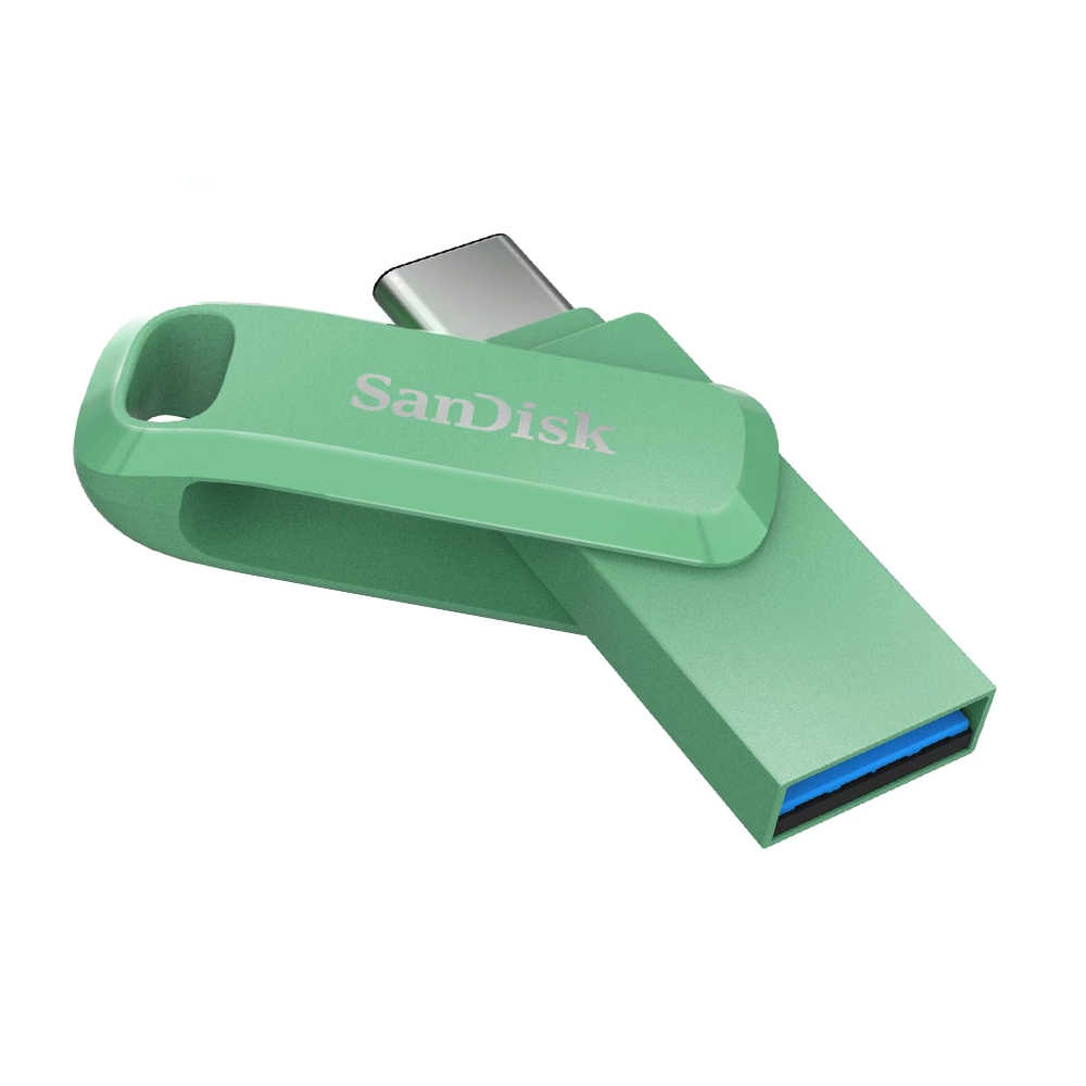SanDisk OTG TYPE-C 64GB 旋轉隨身碟 DDC3 最高150mb/s 草本綠 新色