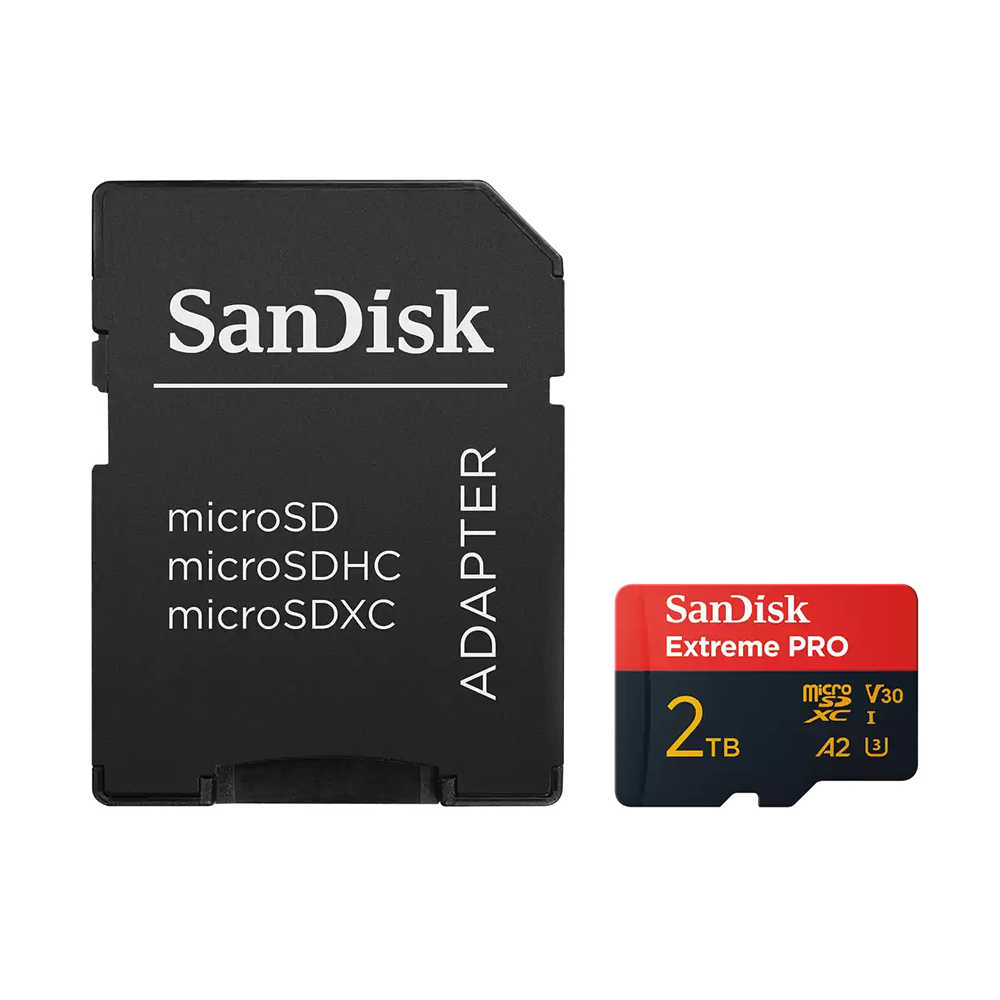 SanDisk Extreme PRO 2TB 高速 記憶卡 MicroSD A2 U3 V30 讀取250MB/s