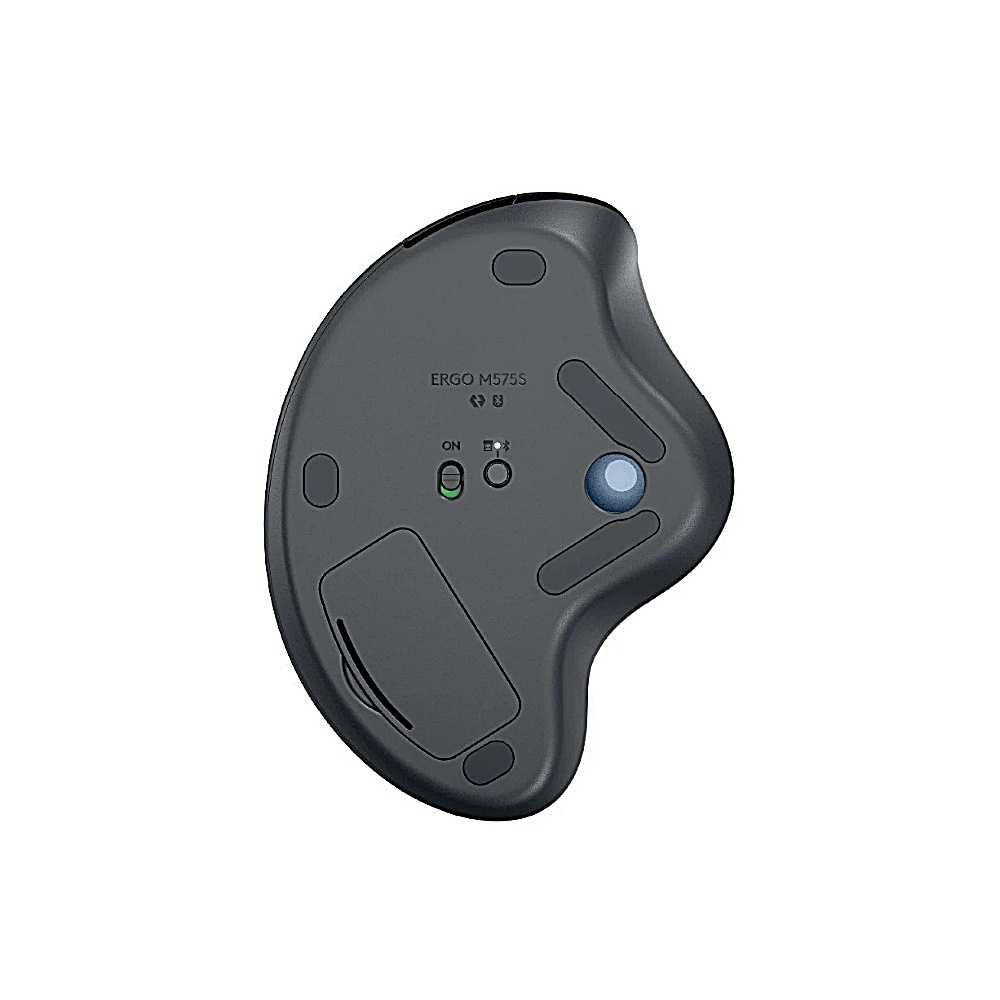 Logitech 羅技 ERGO M575S 軌跡球滑鼠 石墨黑/珍珠白