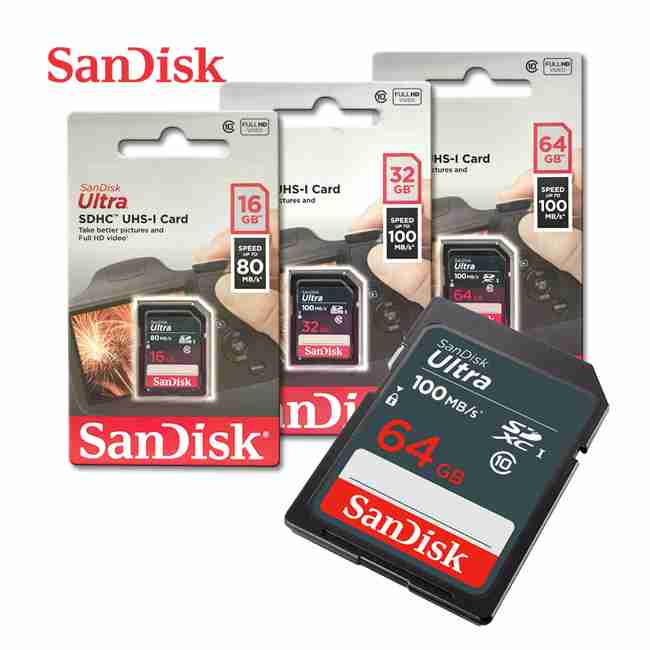 SanDisk Ultra 32G SDHC C10 UHS-I 相機 記憶卡 讀取速度高達 100MB/s 大卡