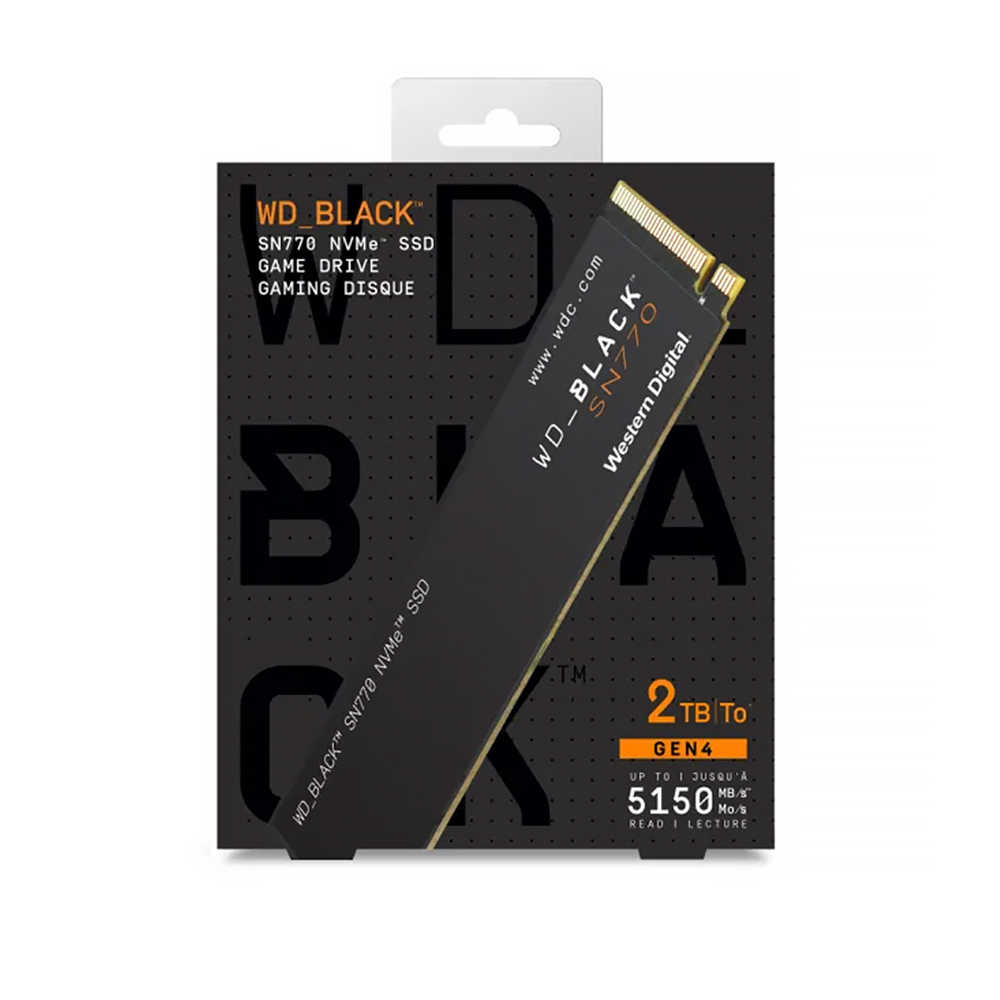 威騰 WD_BLACK SN770 NVMe SSD 500G 1TB 2TB PCIe M.2 2280 固態硬碟