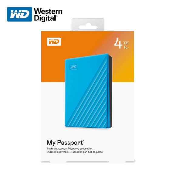 威騰 WD My Passport 4TB 2.5吋 行動硬碟 黑/白/藍/紅 外接式HDD