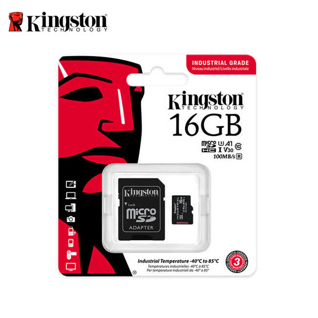 金士頓 Kingston INDUSTRIAL 16G microSD U3 V30 工業高耐用 記憶卡