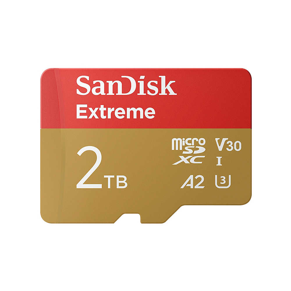 SanDisk Extreme 2TB MicroSD 記憶卡 UHS-I V30 A2 240MB/s 臺灣公司貨