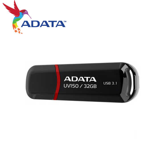 ADATA 威剛 UV150 32GB USB3.1 黑色 高速隨身碟