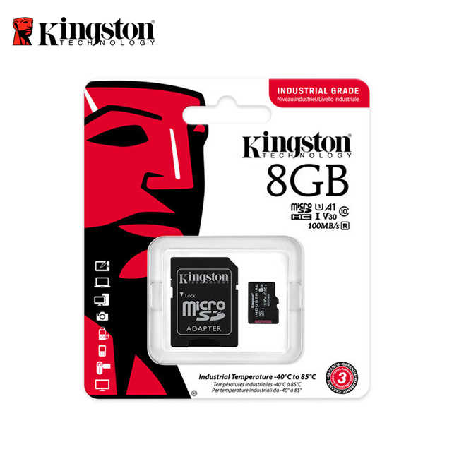 金士頓 Kingston INDUSTRIAL 8G microSD U3 V30 工業高耐用 記憶卡