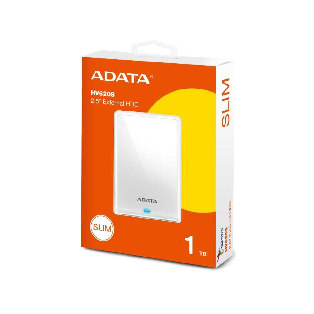 ADATA威剛 HV620S 1TB USB3.0 2.5吋 輕巧防刮 行動硬碟 黑色/白色