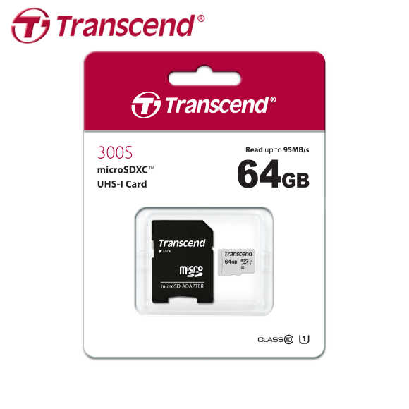 Transcend 創見 300S microSDXC C10 UHS-I 64GB 記憶卡
