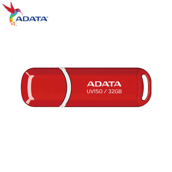 ADATA 威剛 UV150 32GB USB3.1 紅色 高速隨身碟