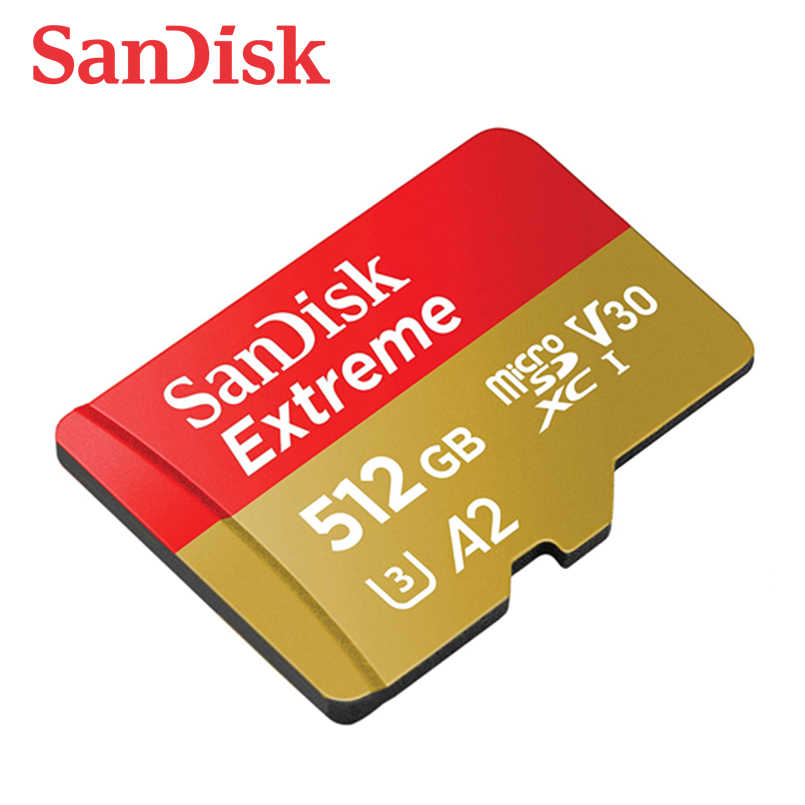 SanDisk 512G Extreme A2 V30 U3 microSDXC UHS-I 傳輸速度190MB 記憶卡