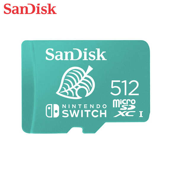 SanDisk 512G microSDXC UHS-I 任天堂Switch專用記憶卡 動森 動物之森 動物森友會
