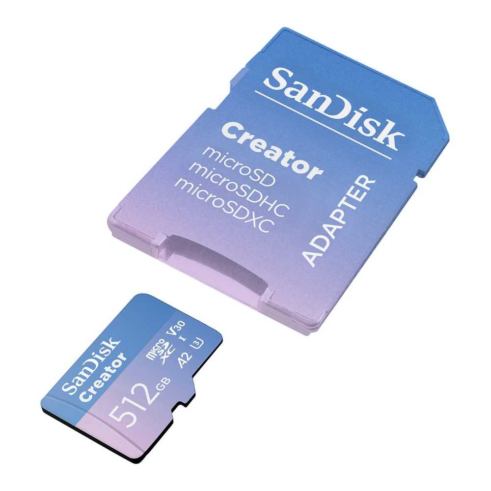 SanDisk Creator 128G 256G 512G 1TB microSD 記憶卡 A2 V30 終身保固