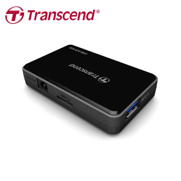 創見 Transcend 極速 USB 3.0 4埠 HUB 集線器 TS HUB3K 附變壓器