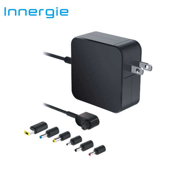 台達電 Innergie 65U 65瓦 筆電充電器 附6顆筆電轉接頭 黑色【保固公司貨】